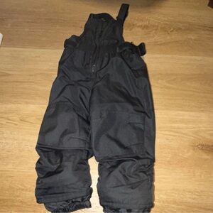 Cat & Jack Charcoal Snow Bib Overalls